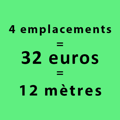 4 emplacements